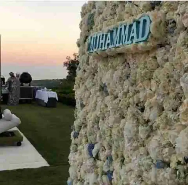 Zahra Buhari And Hubby Named Their Newborn Son "Muhammad" After Their Fathers